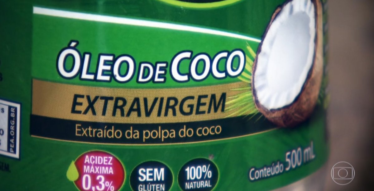 g1's tweet image. Óleo de coco faz tão mal quanto a gordura da carne e da manteiga. Alerta é da Associação Americana do Coração glo.bo/2twauuc