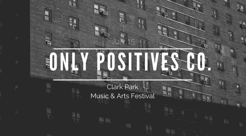 Festival added: sch.mp/awEGX - RT <a href="/OnlyPositivesCo/">OnlyPositivesCo.</a> July 15th!! Clark Park Music &amp; Arts Festival