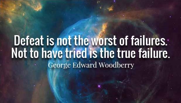 pianotime2's tweet photo. Defeat is not the worst of failures. Not to have tried is the true failure.  ~ George Edward Woodberry #quote https://t.co/VRXWp6JeHv
