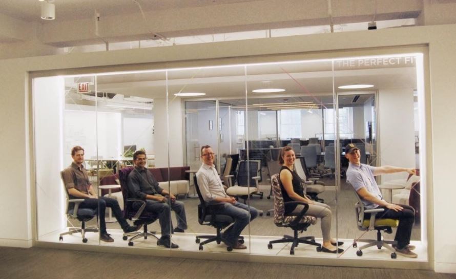 honcompany's tweet photo. Thank you to @PerkinsEastman for helping us develop such a fun theme and unique space for #NeoCon17 - we had a great time working with you! https://t.co/TLDK2YRfaK