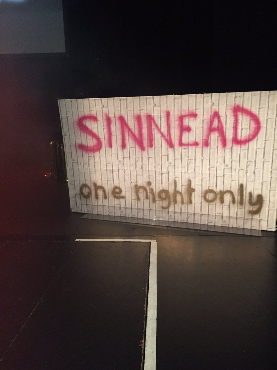Gcampbellini's tweet photo. It's Friday night and that can only mean one thing... #SINNEAD is in town! @TheMACBelfast https://t.co/XM3uAMFvSf