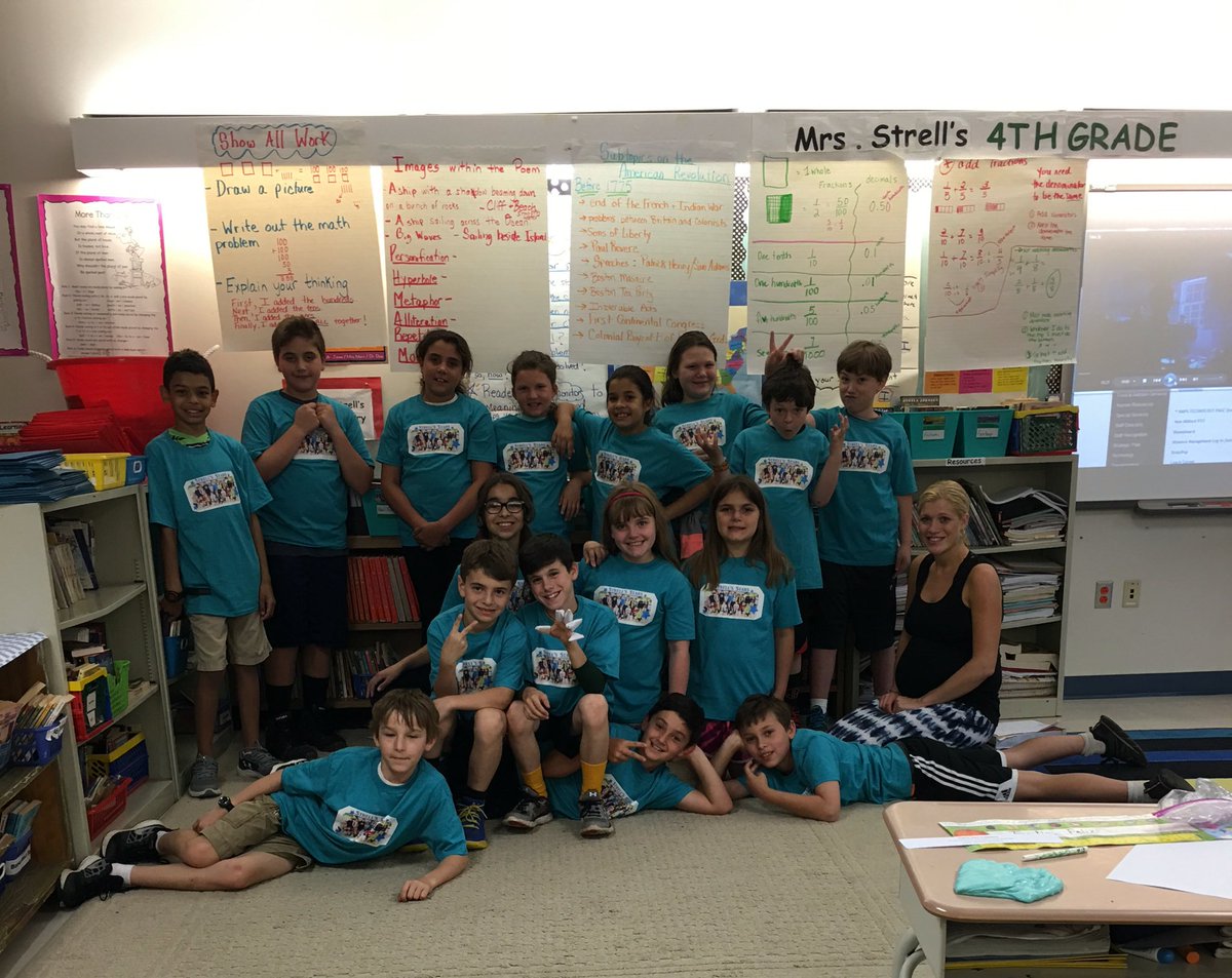 MrsStrell's tweet photo. Thank you Mrs. Grady for the Fabulous Shirts! We had a wonderful class this year💙#strell'sstars https://t.co/XiRE5aeRv0