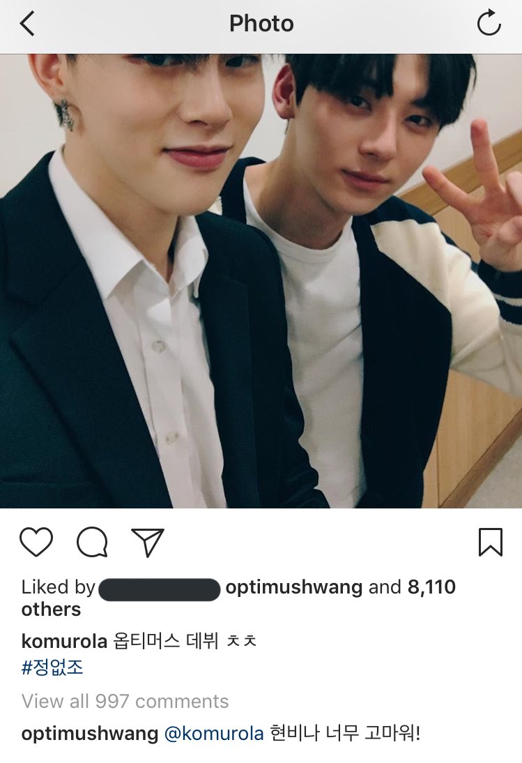 Jr_stories's tweet photo. ฮยอนบินมาอัพไอจีค่ะ 💓
"ออฟติมัน เดบิวต์ละนะ" 
มินฮยอนก็มาเม้น : ฮยอนบินน่าขอบคุณมากๆนะ #produce101 #권현빈 #황민현 https://t.co/5xDREoTTWe