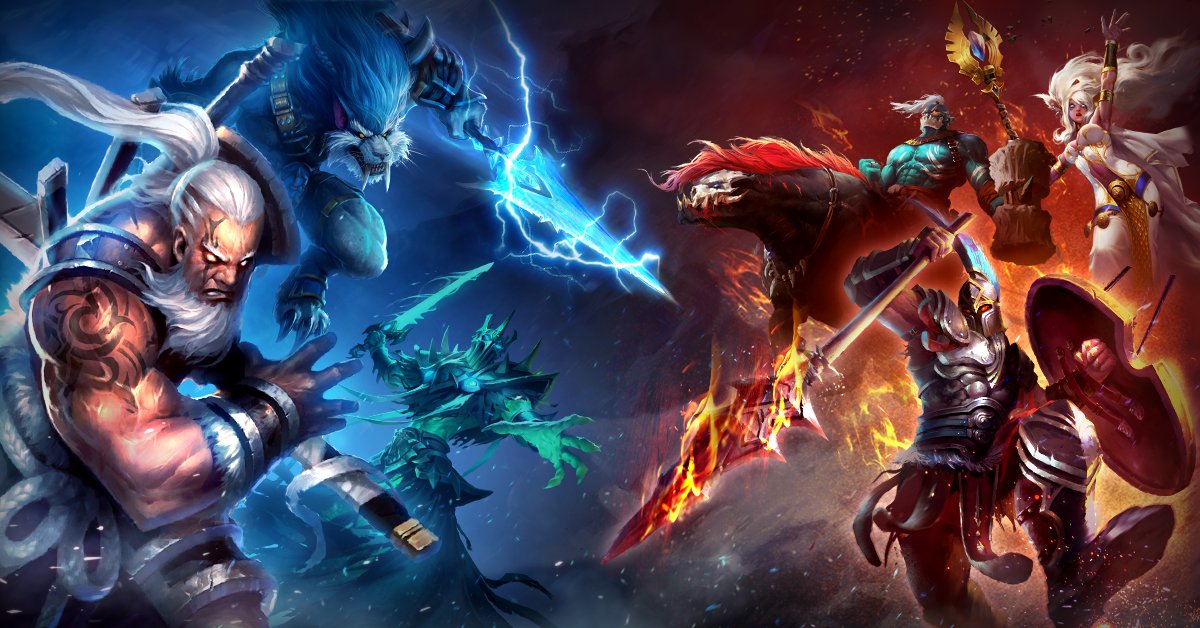 EternalArena_'s tweet image. Make the strongest team from this week's trial team! Harkness, Flora, Cerberus, Rasha, Tai, and Loshod. Pick 3.