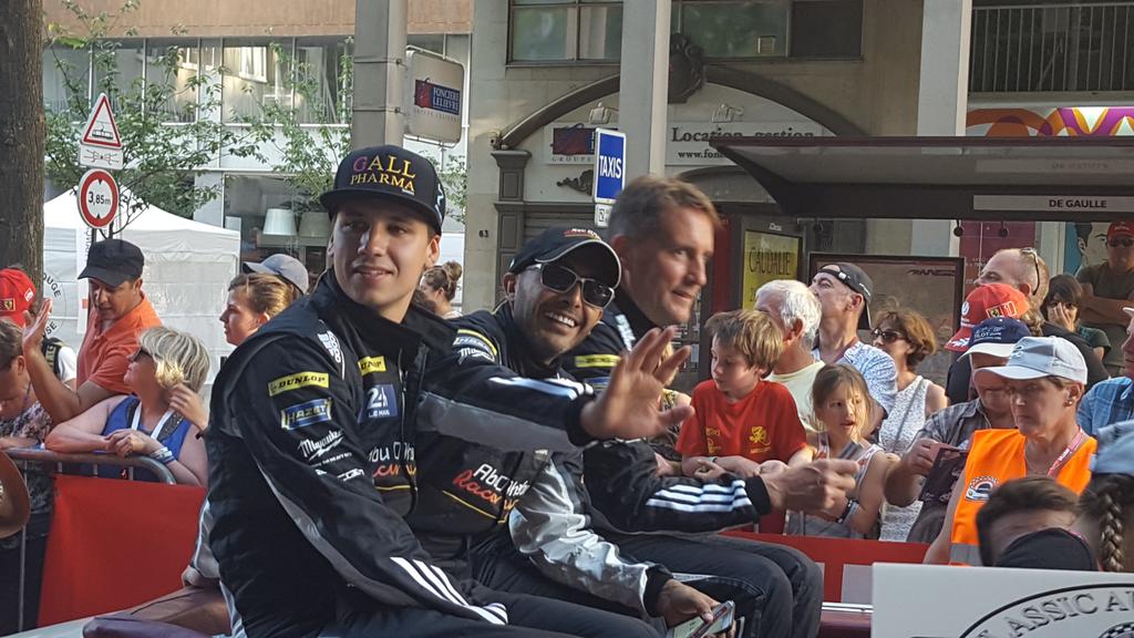 silverstrandfr's tweet photo. #88crew at the Parade @AbuDhabiRacing1 @GT_Racer_UAE @klausbachler #LeMans24 https://t.co/fSnQgV2EHs
