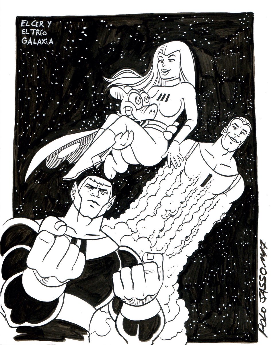 ABCHE3000's tweet image. El #Cer Conoce al Trio Galaxia
Arte del Gran Polo Jasso @cerdotadoreal
Amigo le Envie un Mail
Feliz Fin de Semana
#FutureQuest
#HannaBarbera