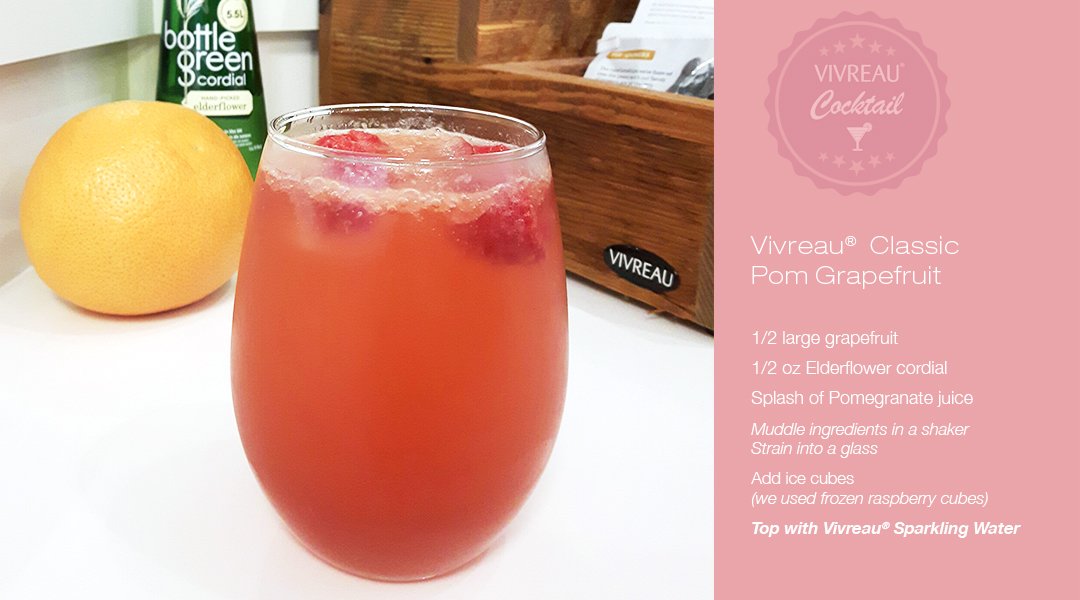 vivreau_water's tweet photo. Boost your hydration - as well as vitamin C - by adding grapefruit to your #Sparklingwater #Drinkmorewater #Summerdrinks https://t.co/B7NG9s8nJD