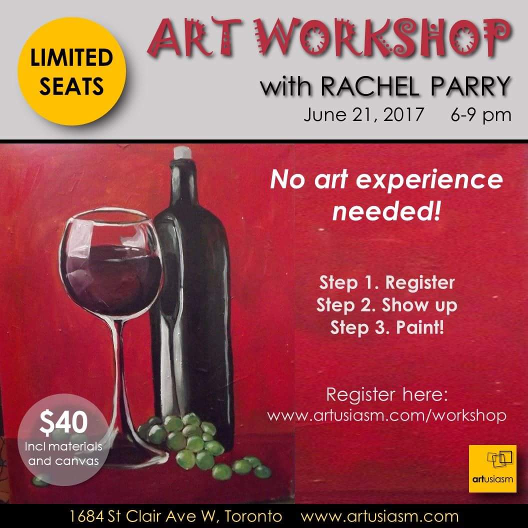 artusiasm's tweet photo. Art Workshops @ #artusiasm
#paintnight #artclass #funthingstodointoronto #howtopaint #summerclasses #artschool #artworkshop #painting #art https://t.co/TXBdAX8OhL