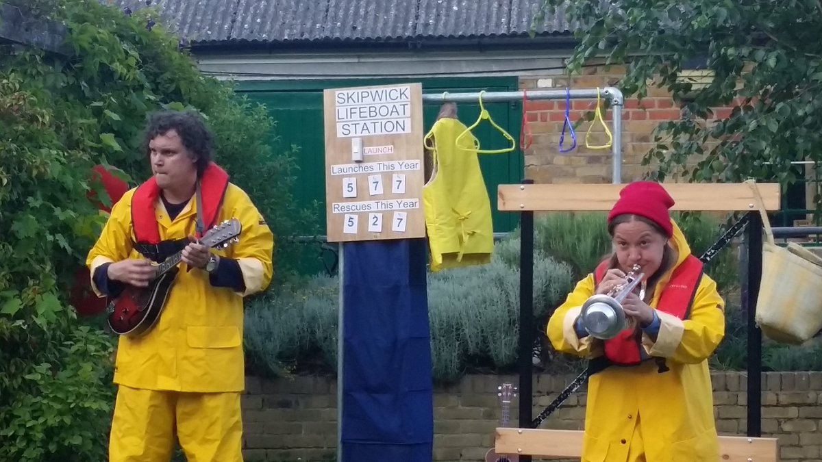 For one night only Horsenden Hill has its own <a href="/RNLI/">RNLI</a> station courtesy of the Mikron Theatre's travelling players.