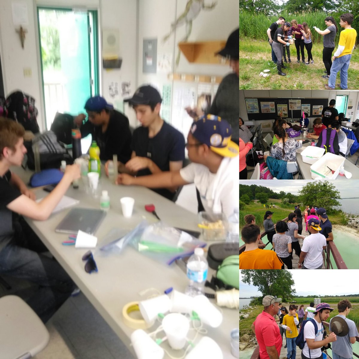 Day 11: Assumption Gr.11 IB program completing their final project. They worked hard and had a ball!