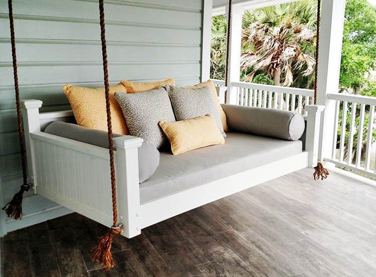 ModoHome_com's tweet photo. Product of the Day: The Southern Savannah Hanging Bed, $1,200, https://t.co/taRbZ7NryX #Modohome #Decor #Design #Outside https://t.co/WABG6WzVNp