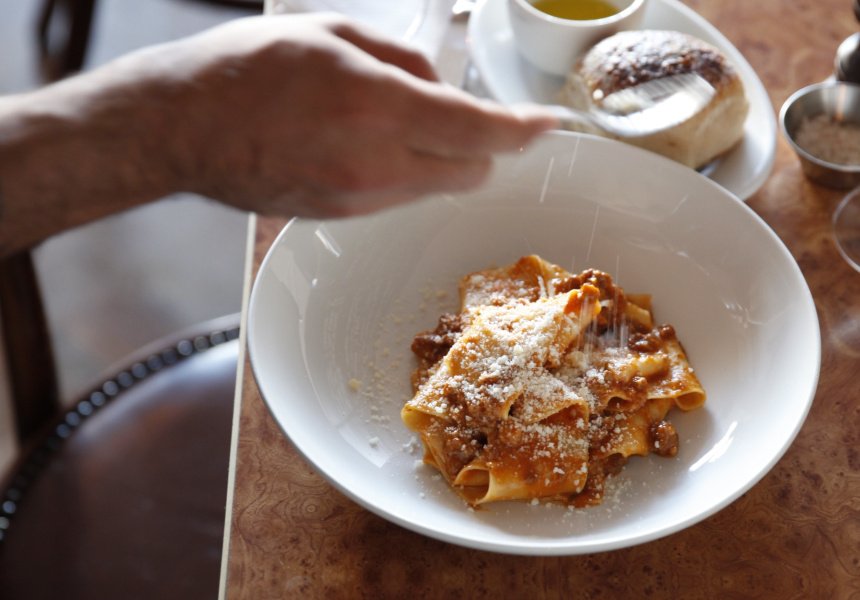 Broadsheet_Syd's tweet photo. Here's how to make 10 William St's Pappardelle Bolognese. The recipe serves 8-10 people. Pappardelle party? https://t.co/mT1EqLYVsP https://t.co/tRcwHIZDbj