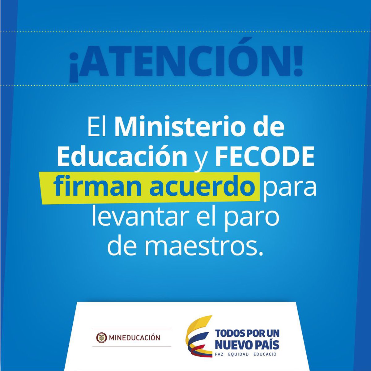 ¡Atención! Se levanta el paro de maestros #FinDelParo
