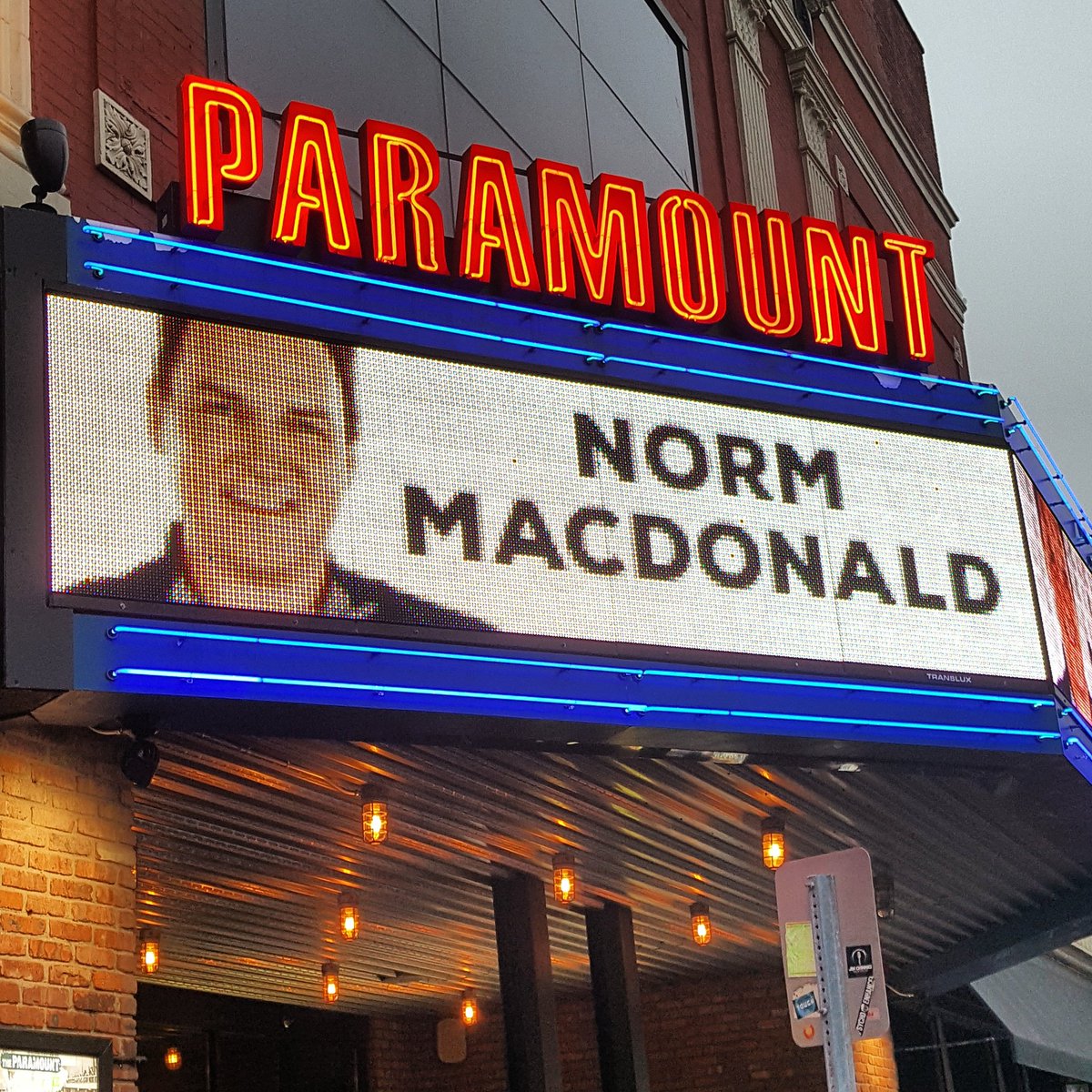 I'm here to see the greatest living comic, <a href="/normmacdonald/">Norm Macdonald</a>!