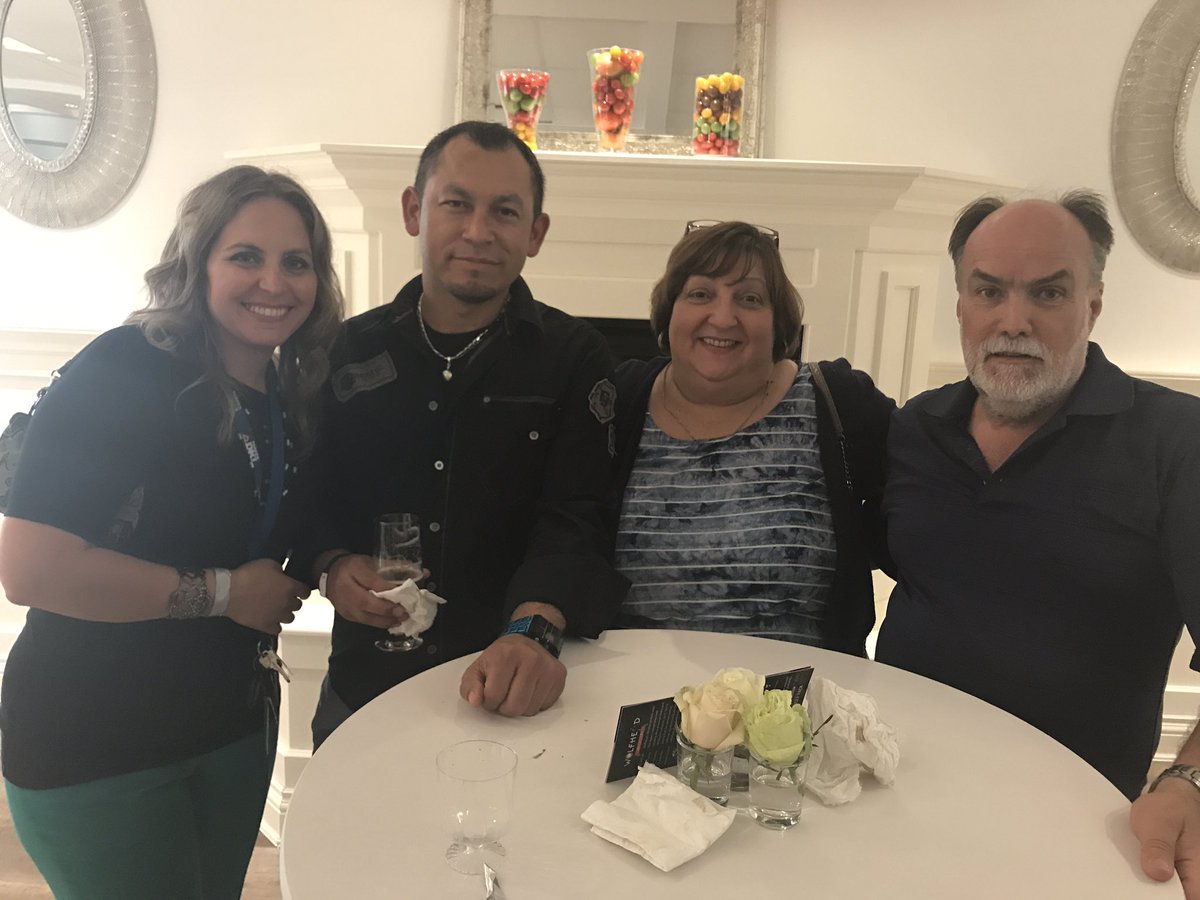 GailNow's tweet photo. Look who was also @Peleewinery @UnitedWayWE #botg17 none other than @parker_dki @eliashernandez Such great #yqg supporters https://t.co/uEYZydZrw3