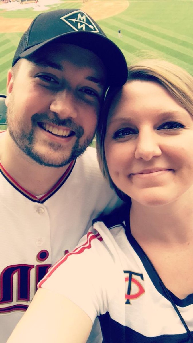 TylerSez's tweet photo. First twins game together #TwinsPics #PrinceNight https://t.co/msGvRT2z3S