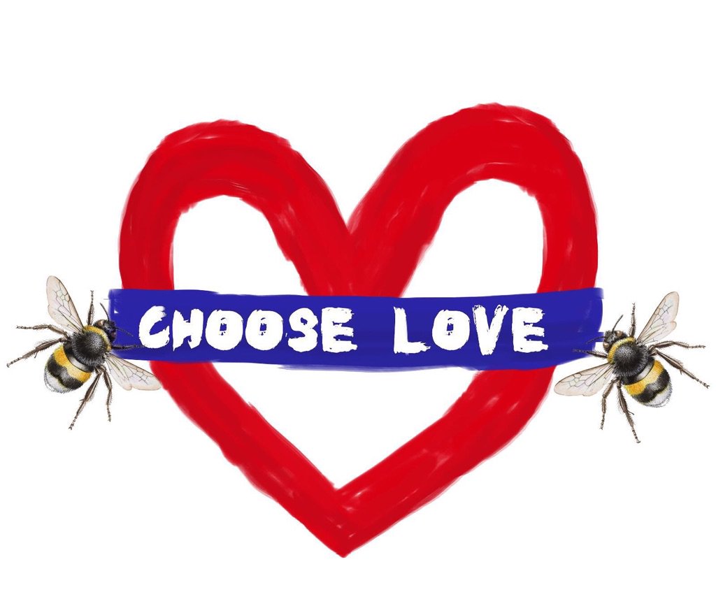 adamhillscomedy's tweet image. Choose love #moreincommon