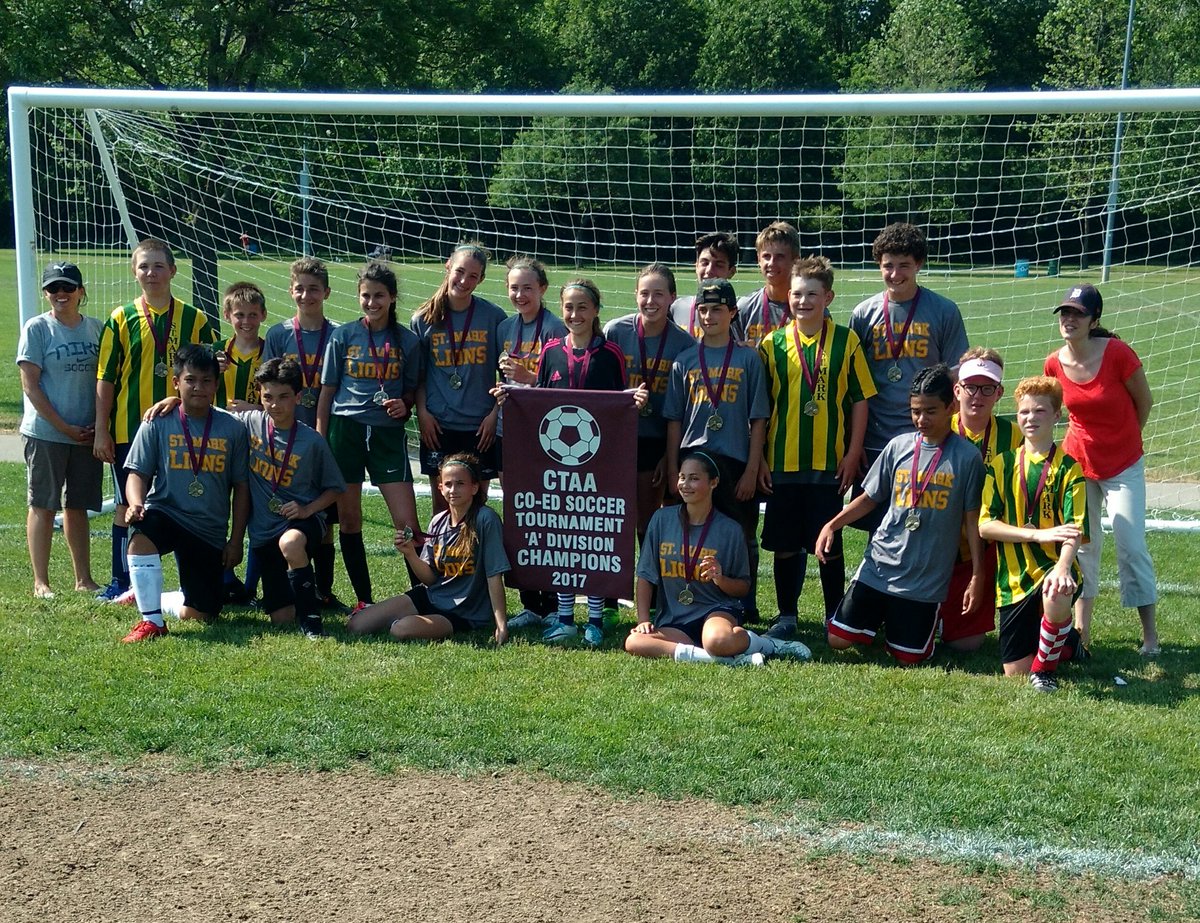 CTAA Soccer "A" Champs St. Mark Lions - congrats! <a href="/LDCSBSchools/">LDCSBSchools</a>