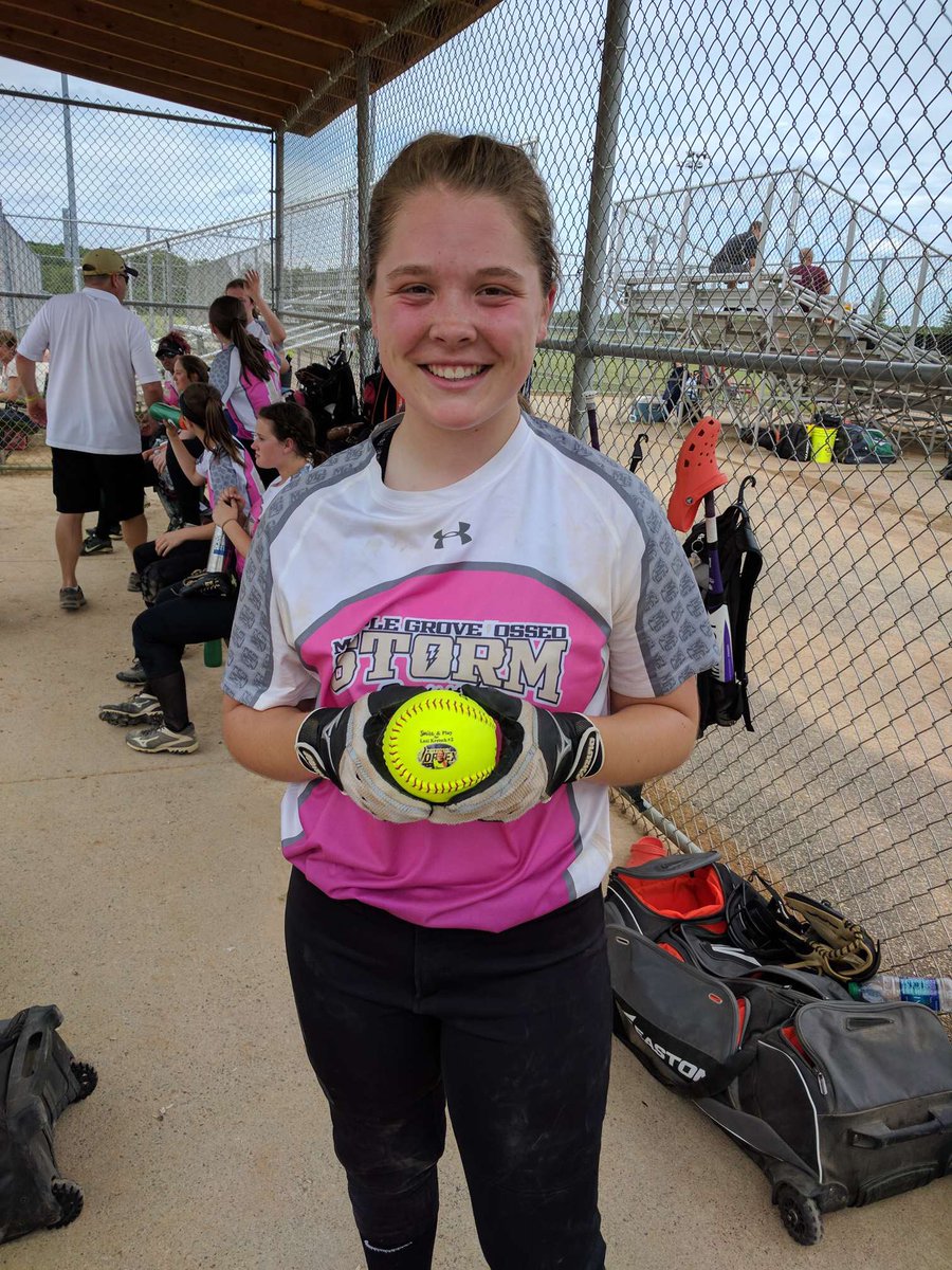 Way to go Kendall Potratz with the Storm hits one out!