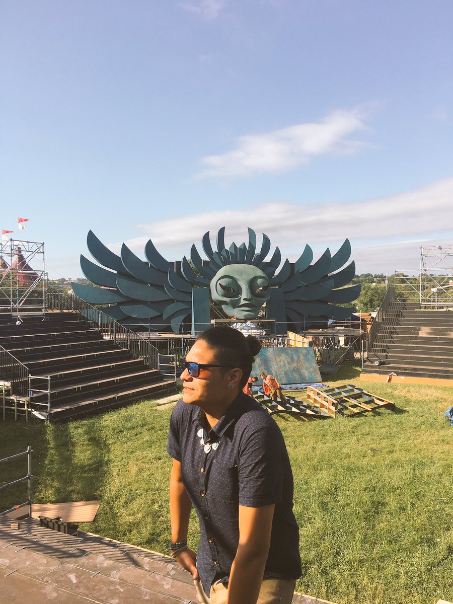 theworldweare's tweet photo. RT#IndigenousUprising this Saturday at the #templetalks .@GlastoTheCommon #ProtectTheSacred https://t.co/2y6XoyWCSD