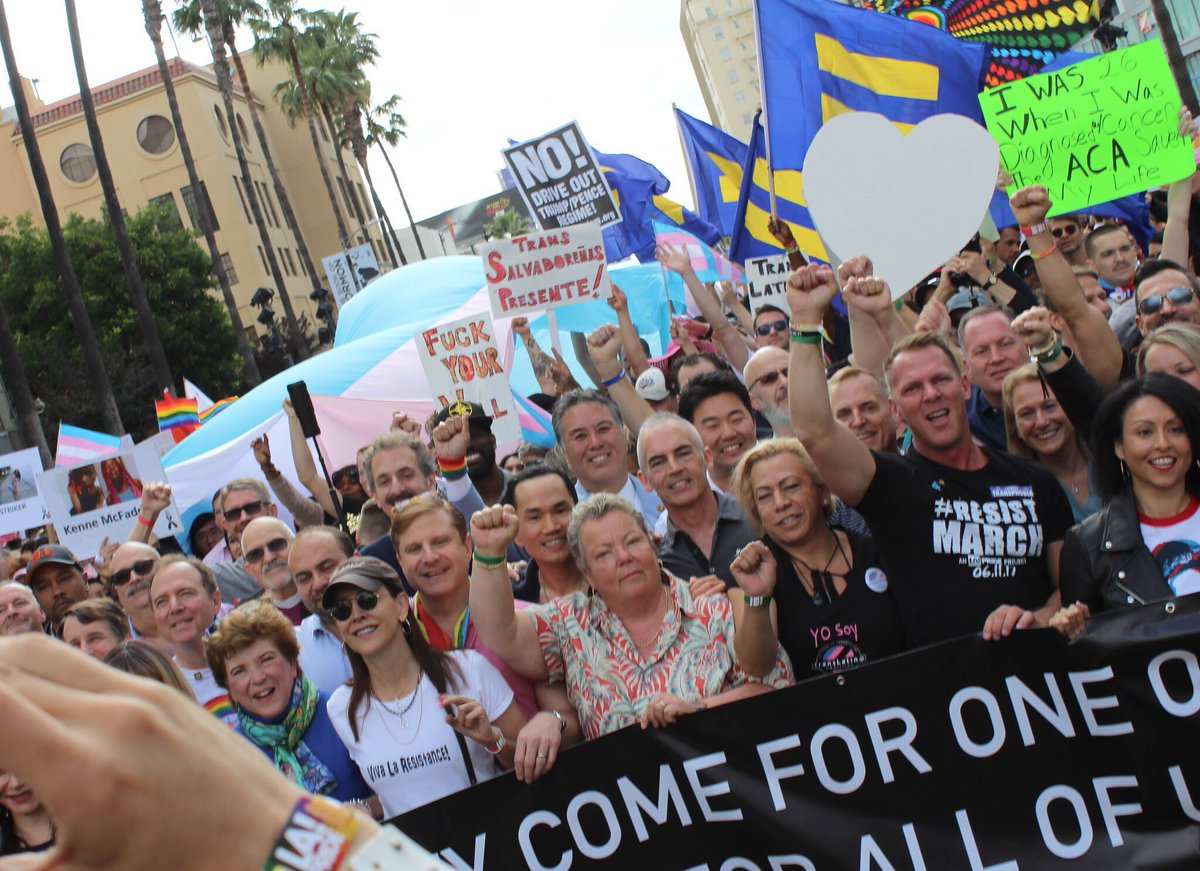 lovingweho's tweet photo. Thank you @ResistMarch for organizing such a beautiful event. #resistmarch #westandunited #pridemonth https://t.co/clstJBVhgg
