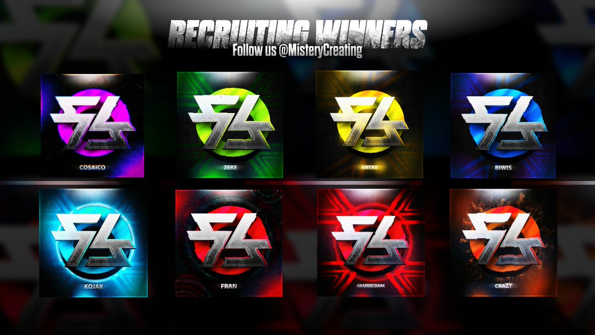 MisteryCreating's tweet photo. 📰⚡Congratulations these are The Winners of the Rc Welcome to the Mistery Family♥️🎉 https://t.co/GaLhffFeJg