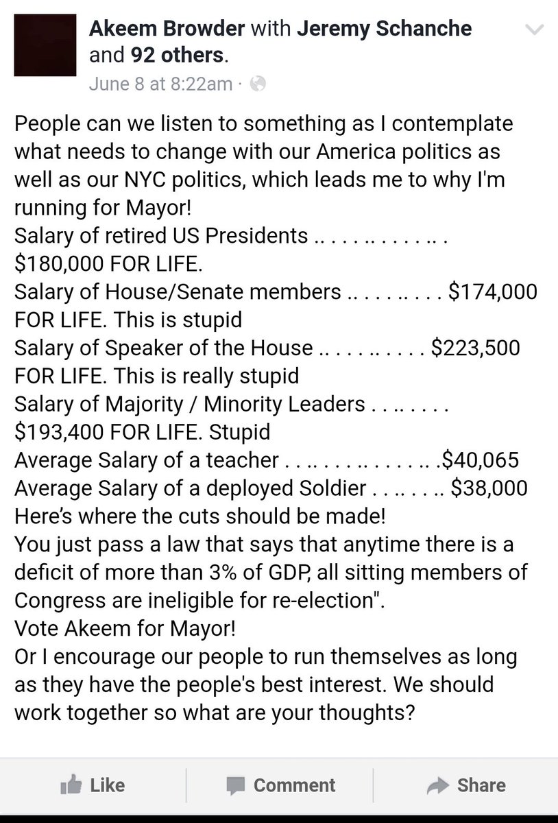 ShutDownRikers's tweet photo. Akeem for Mayor of NYC
https://t.co/lnUNTtD2Yf https://t.co/UUjkWV0wNm