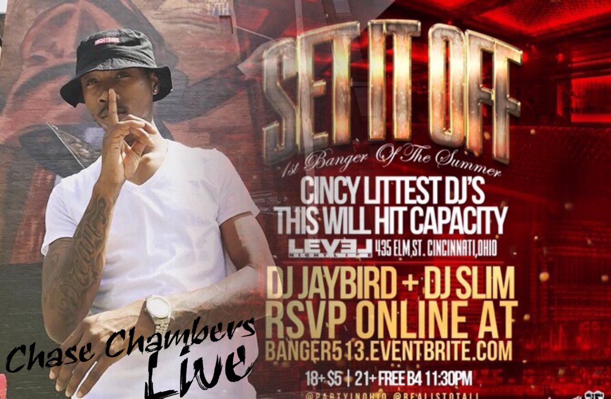 TheGreatKyd's tweet photo. BANGER ALERT๐จ
#LevelNightLife #SetItOff โ๏ธ
18+ $5| 21+ FREE B4 11:30pm
@2Yurrs_1Yee x @LVBangerz
@FameYNO x @ChaseChambers2 Live๐ฅ https://t.co/piZAVTJ5Xw
