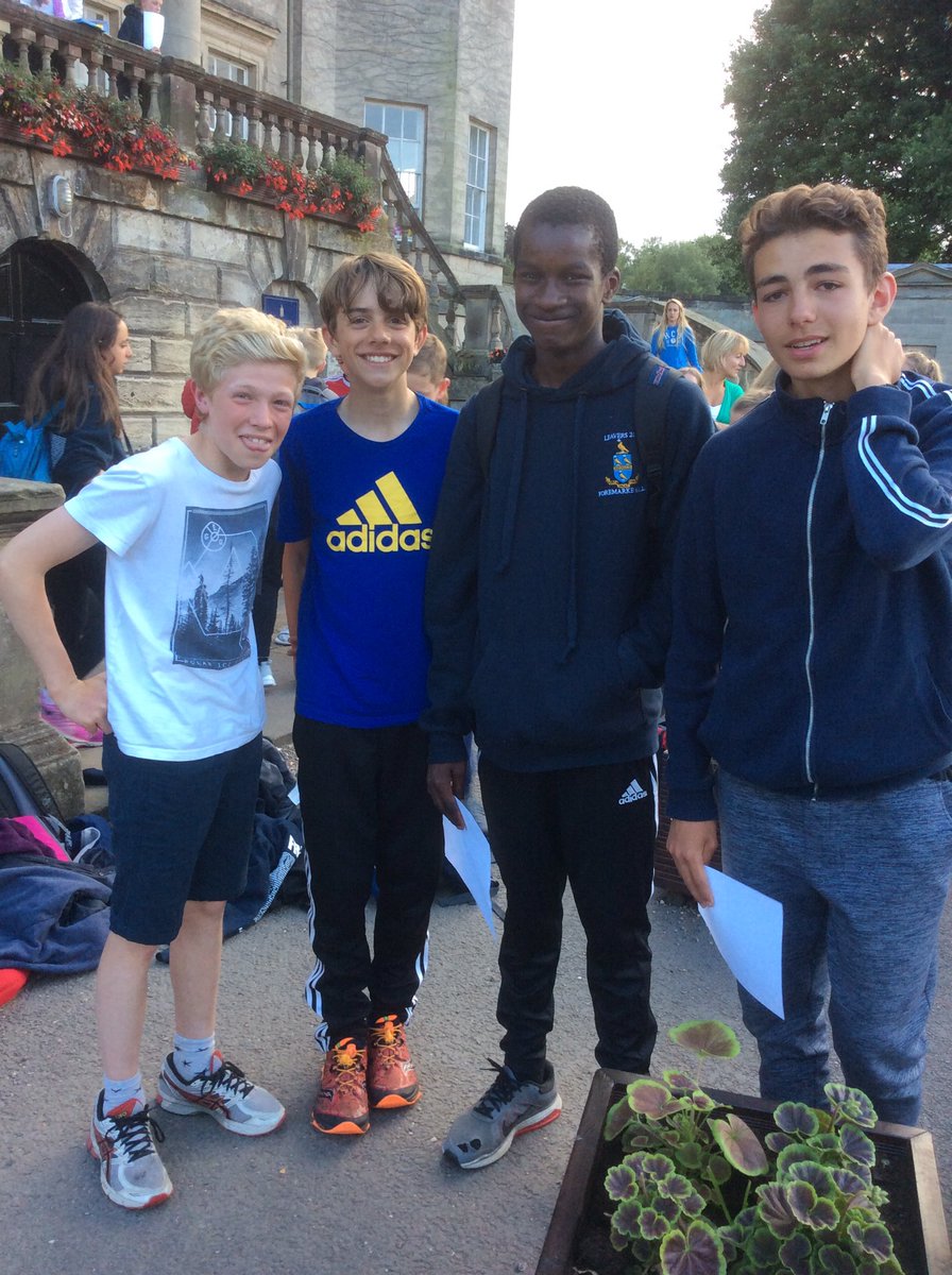 linnagebarn's tweet photo. Tears of joy as Year 8 return from Anglesey to their CE exam results #foremarke #Y8leavers #makingmemories https://t.co/8FJLpMidPQ