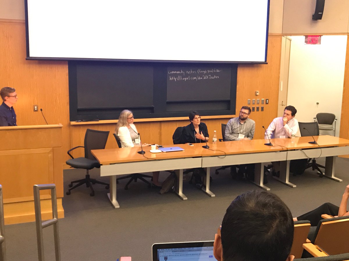 DevBizInfoGuy's tweet photo. Great closing panel “Toward a Reproducible Scholarly Record: How to Prevent Researcher Fatigue?” @dataverseorg #dataverse2017 https://t.co/NMyEknkY1V