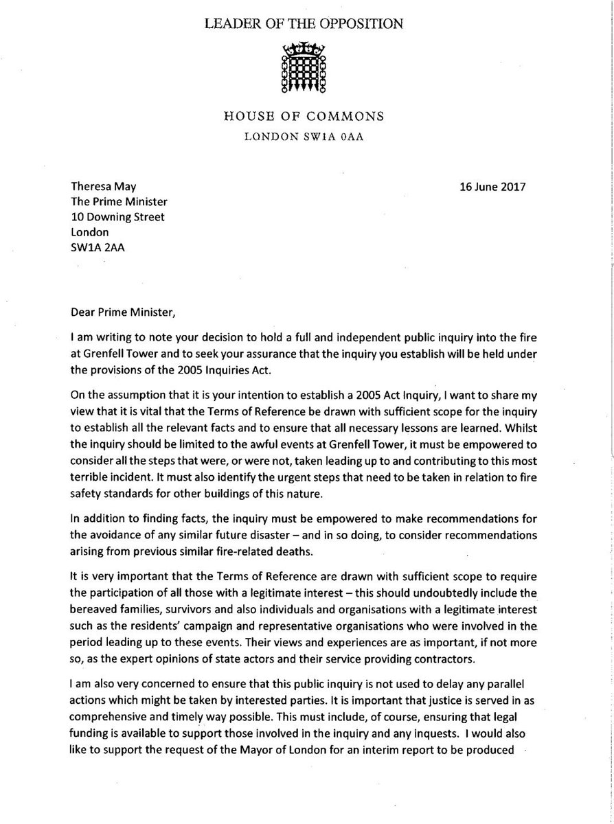 carolynharris24's tweet image. This is how you respond to a tragedy like #GrenfellTower. Talk, listen and proactively react.