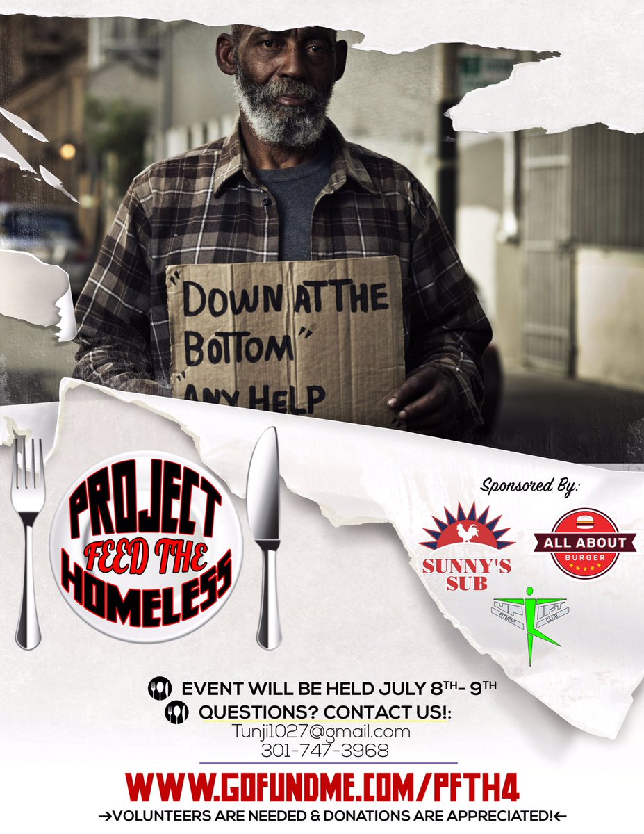DannyBYLU's tweet photo. Take care of your people. Do good by your people. #ProjectFeedTheHomeless https://t.co/TrNAZimpGU