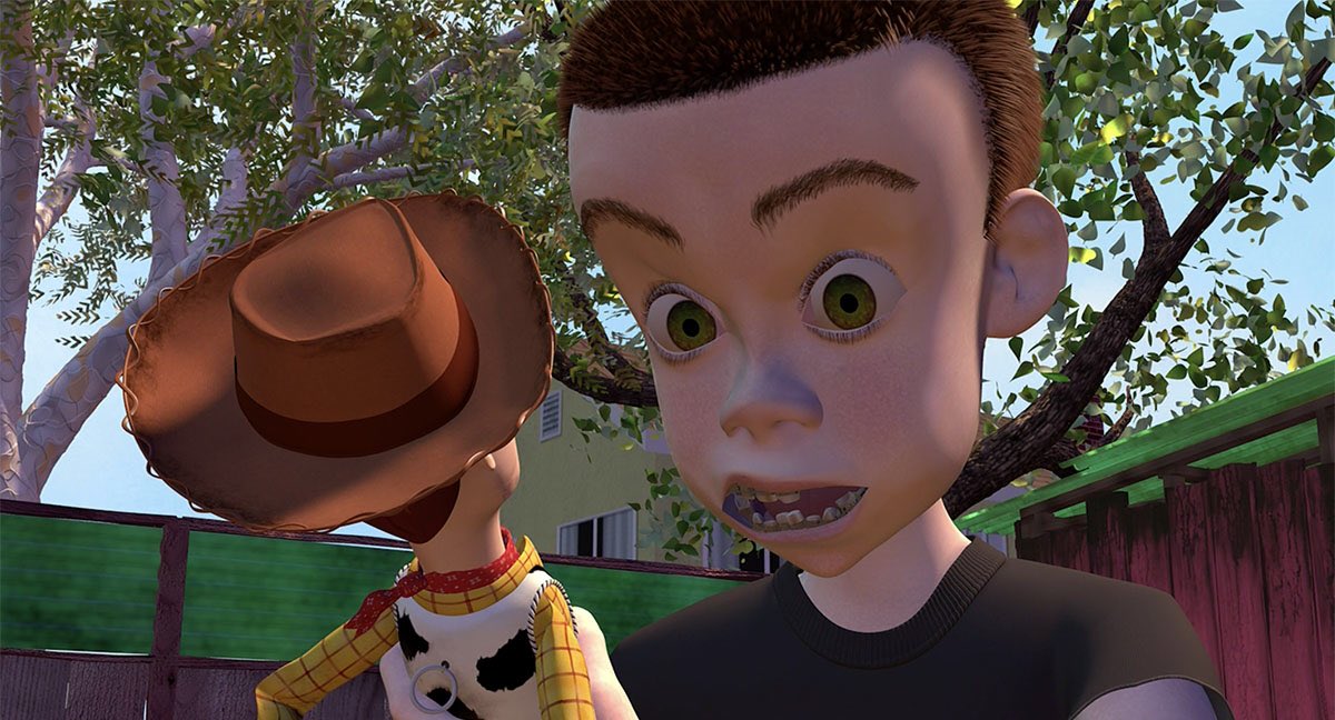 EasterEggDisney's tweet photo. That scene where Woody turns his head completely around at Sid’s house? That’s a reference to The Exorcist #horrorreference #disney https://t.co/jNAC6jvb8I