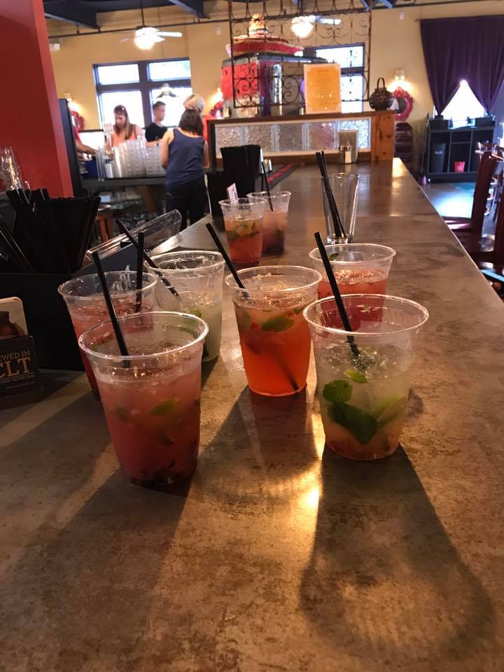 CarbDav's tweet photo. Figuring out next entry for #margaritawars2017.  We plan to hang onto our crown (won all three categories last year)! @Rooftop210 https://t.co/kFA67bmBNA