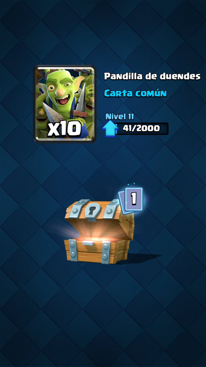 EspVikinga's tweet photo. Se viene carta legendaria que será??? #clashroyale #CofreGratis #Cr https://t.co/LuONTS3pNf