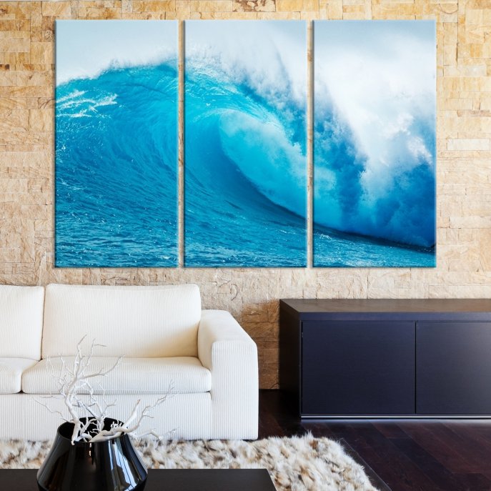 MyGreatCanvas's tweet photo. Large Wall Art Canvas Tempestuous But Also Shiny Wave https://t.co/LSQUhg4JCP