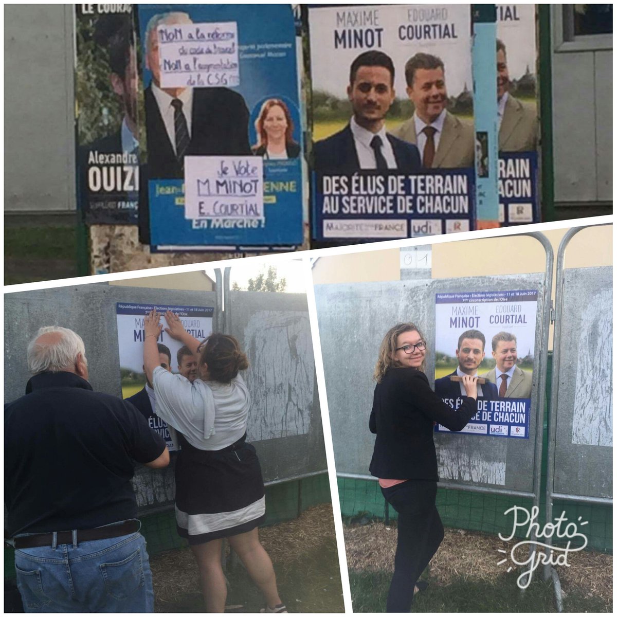 JeuneReps60's tweet photo. Jusqu'au bout, nous avons soutenu nos candidats pour les #legislatives2017  Dimanche, votez @ODassault @ericwoerth Pierre Vatin @MaximeMinot https://t.co/Au76oWbf1s