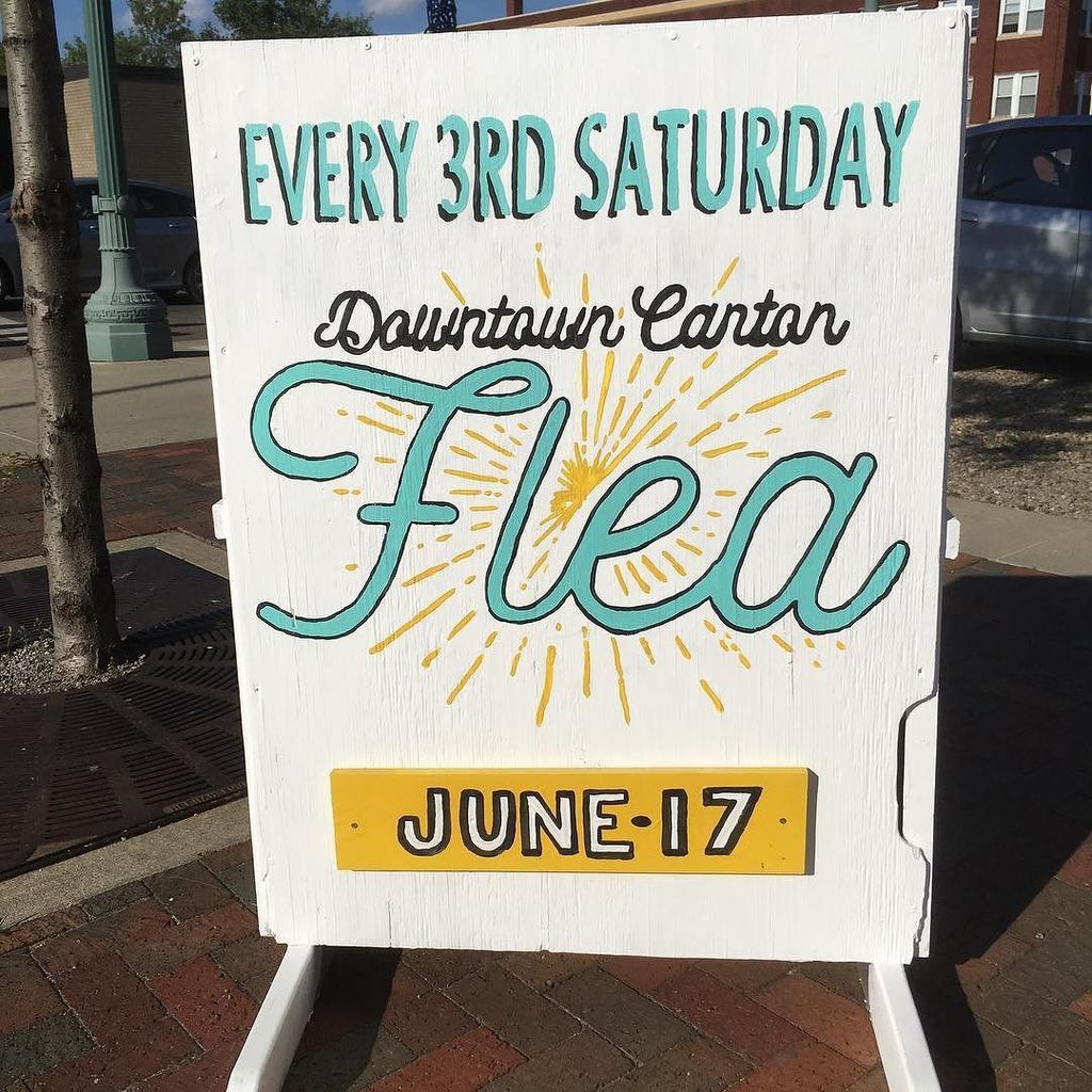 Signsofcanton's tweet photo. Don't forget tomorrow!  #cantonfleamarket #signs #signsofcanton #cantonohio @arrowheadcanton https://t.co/0FC9gPjvIK