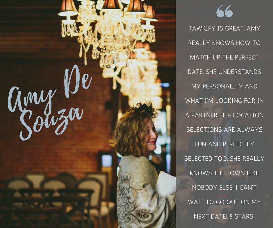 Tawkify on X: "#Matchmaker Amy De Souza has done it again ...