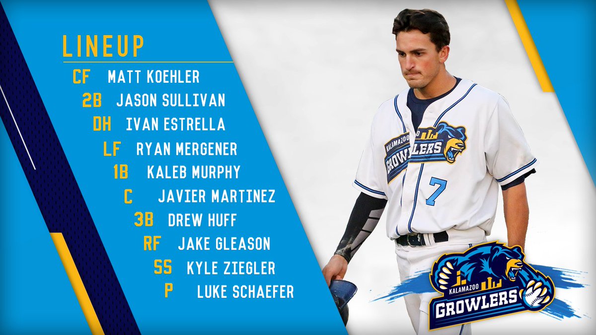 KzooGrowlers's tweet photo. Here's tonight's Cowamazoo lineup against the Rafters #DoTheMoo https://t.co/0YDNWpK8gV