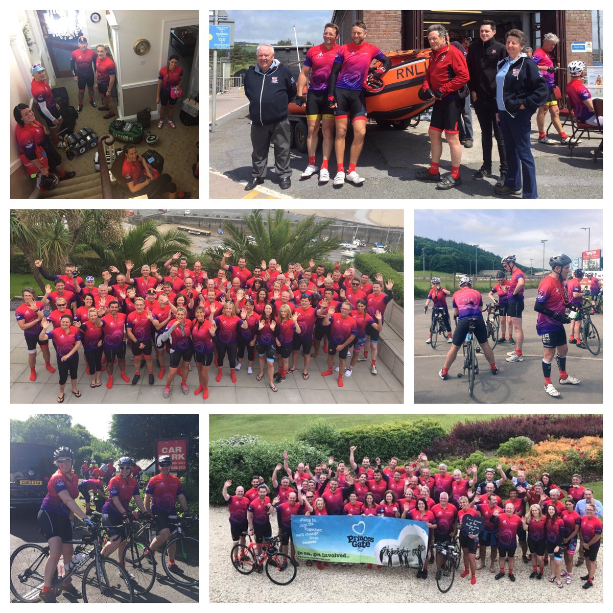 Incredible few days with our team of amazing cyclists. We're feeling very proud of you all right now #Pedal4PGT