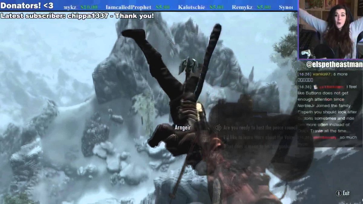 ElspethEastman's tweet photo. Return of the King...
#Skyrim #Nerb
LIVE MEOW!
https://t.co/eLNOXtKawD https://t.co/TOj8NiYIlH