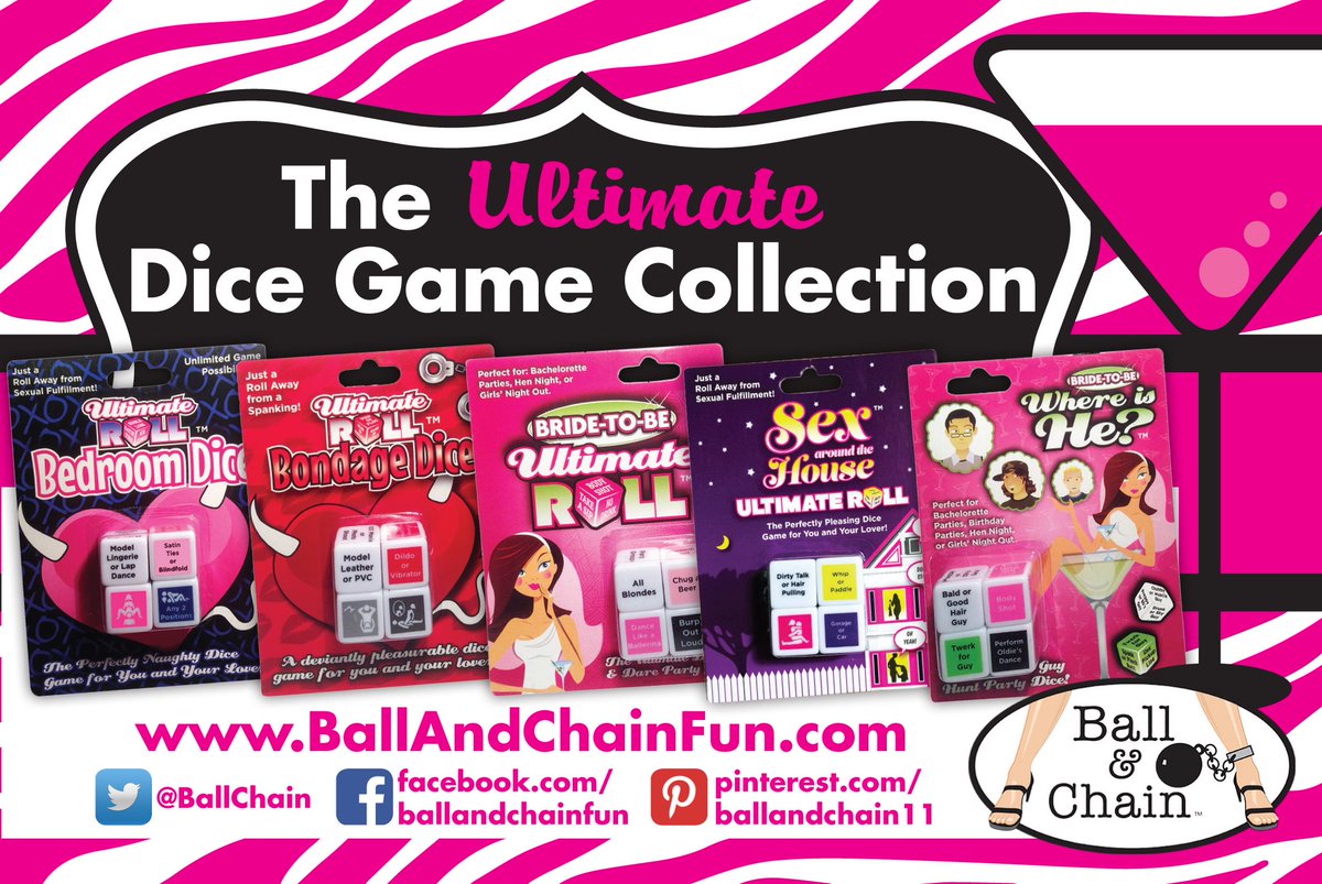 BallChain's tweet image. @BallChain Introduces the 2017 Dice Game Collection.

#bachelorette #Foreplay #Romance