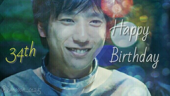 Happy Birthday to Kazunari Ninomiya.    