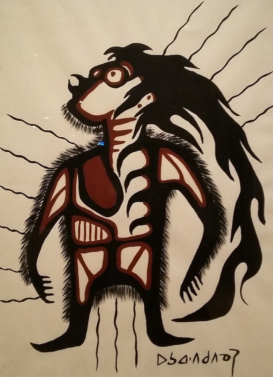 ErrolNazareth's tweet photo. A reminder that Anishinaabeg: Art &amp; Power opens @ROMtoronto tomorrow. Here are a few stunning works I saw at a reception earlier this week. https://t.co/TC6lzvI3KT