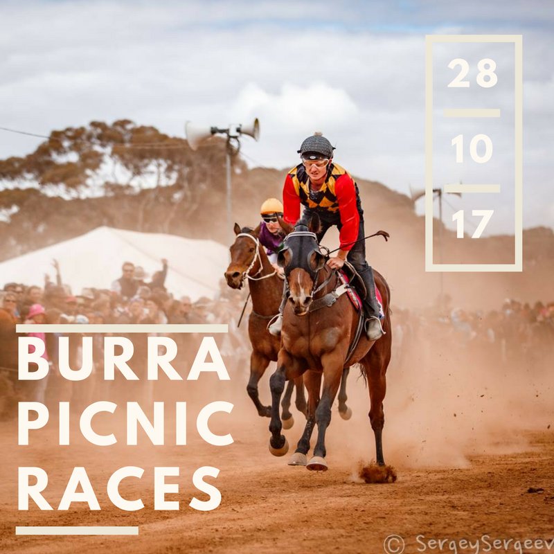 PrincessRoyalSt's tweet photo. Get ready for The Burra Picnic Races! To be held on the 28/10/17. Click on the link for more info || https://t.co/4NMk8CDkq0 #OutbackRaces https://t.co/wqmeJleg3C