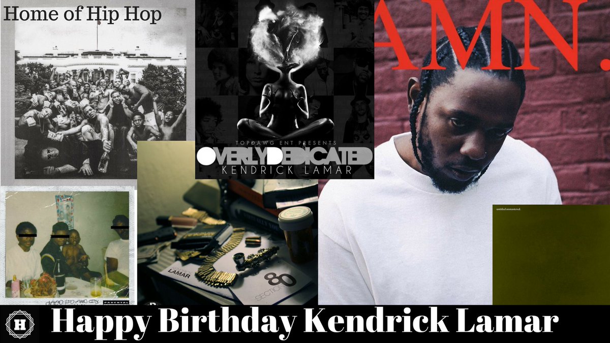 BigHomeofHipHop's tweet photo. Happy Birthday to @kendricklamar. An insane lyricist, skillful rapper and an absolute poet! #kendricklamar #tpab #gkmc #damn #OD #UM #sec80 https://t.co/OBo0qaqrSs