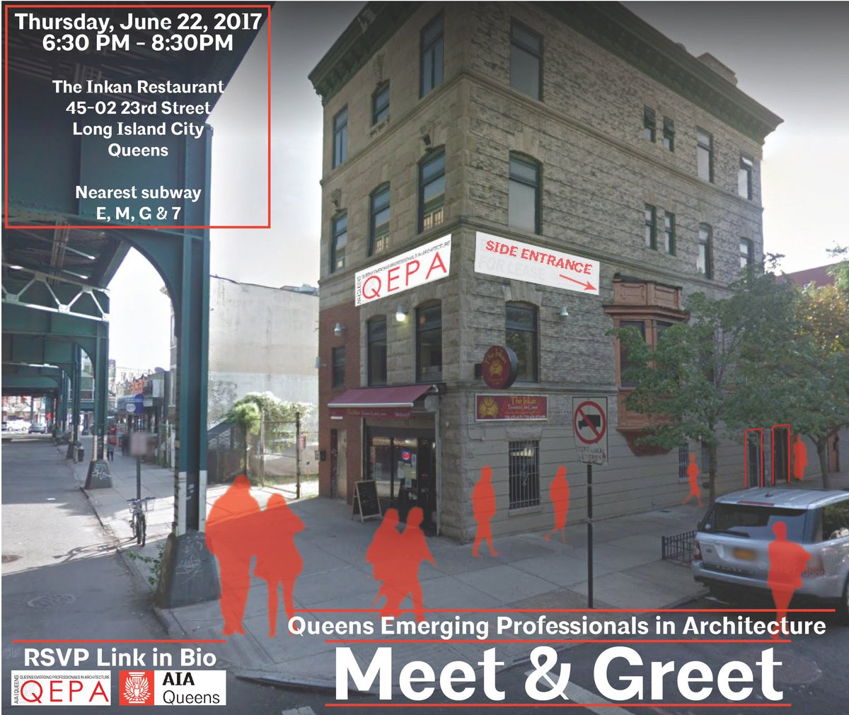 aiaqueens's tweet photo. Inviting any & all Emerging Professionals in Architecture and affiliated professions and trades for thia #meetandgreet #QEPA #EP #AIAQueens https://t.co/IsIfmMbzXb