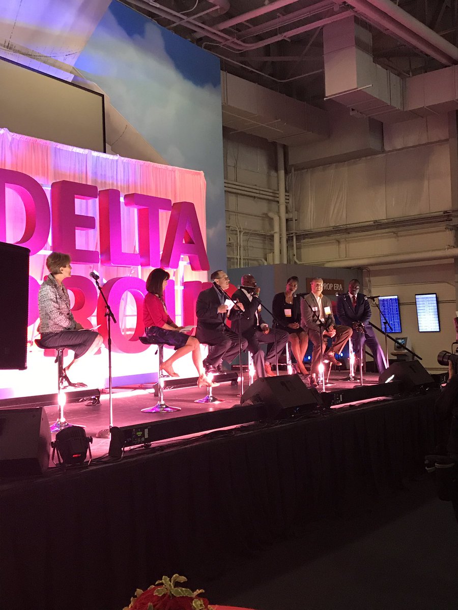 MLTOrg's tweet image. The Panel with our corporate sponsors @Delta, @ATT, @CocaColaCo and @SouthernCompany happening now! #MBABound #SchellerMLT