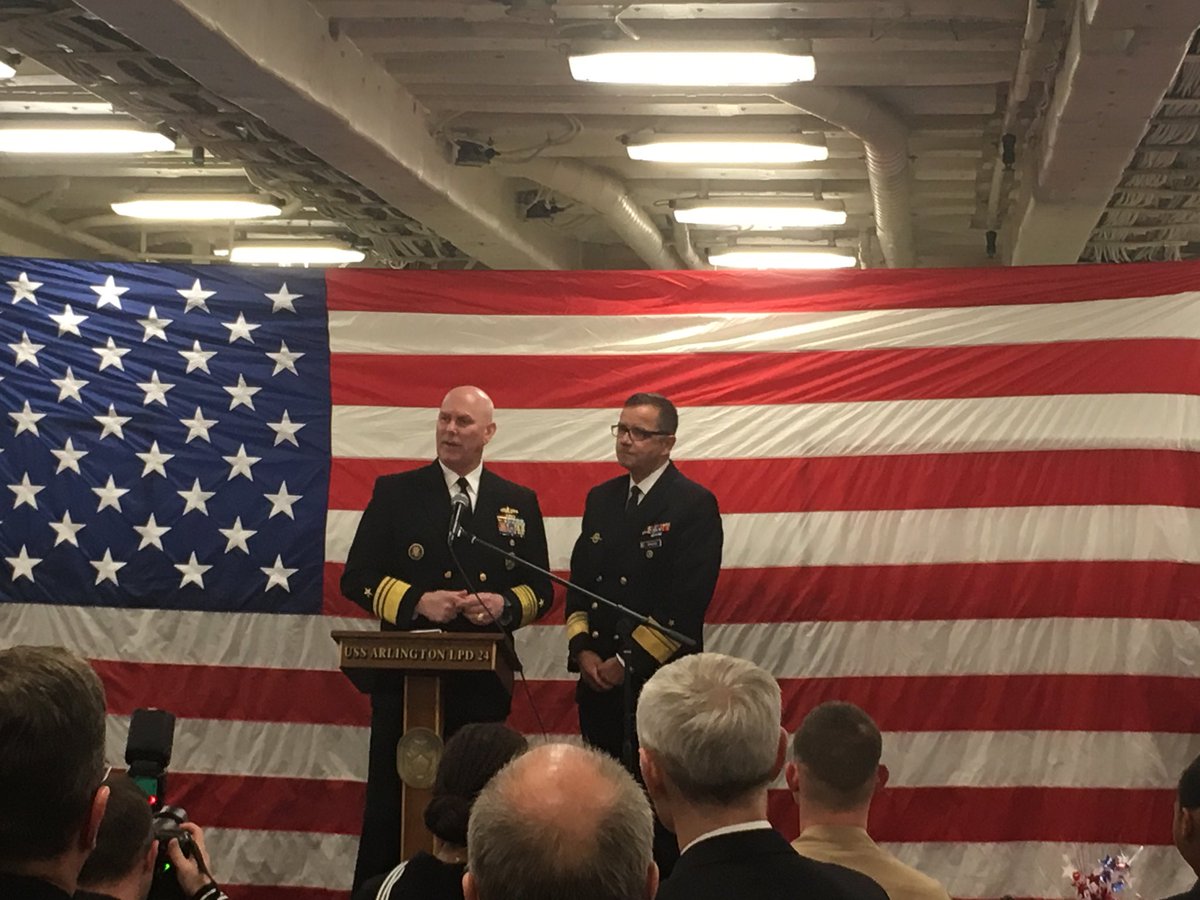 RikWoertman's tweet photo. End of #BALTOPS2017, great exercise, good speach, nice reception on #ussarlington https://t.co/1v8CfpYytw